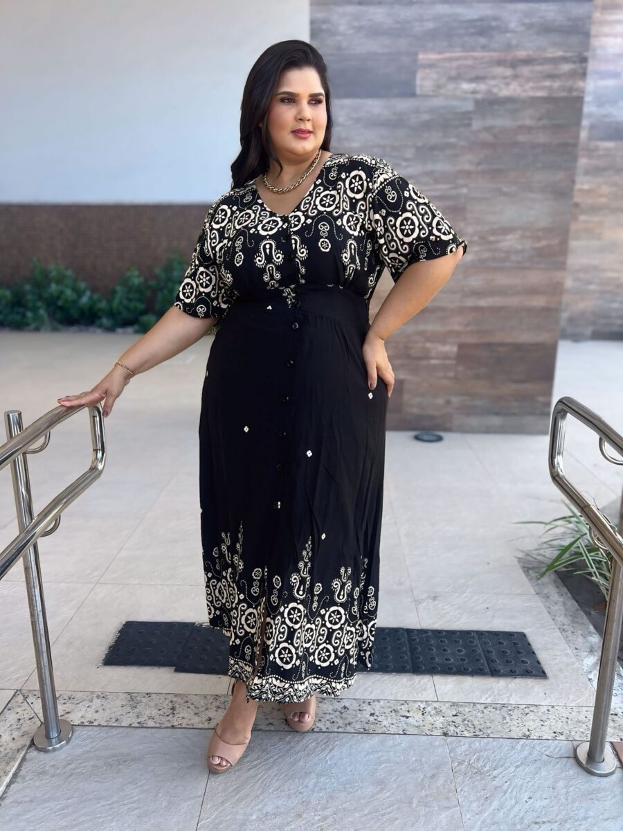Vestido Preto Outono