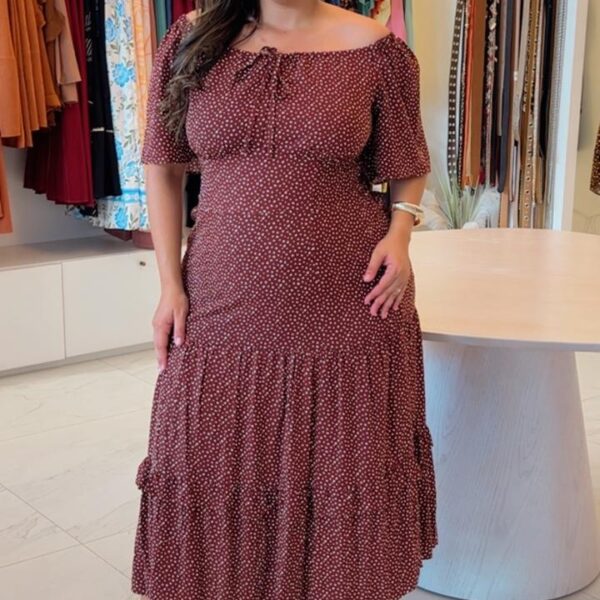 Vestido Poá